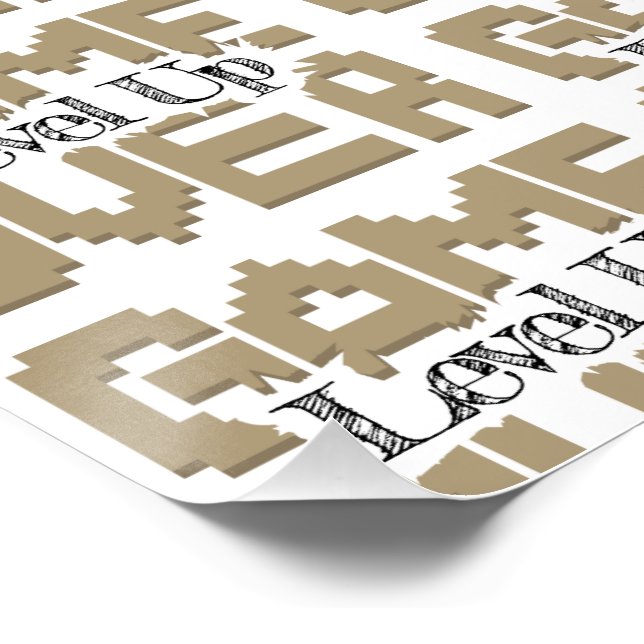 Game Over: Restore Old-School Fun, Level Up Today Poster (Corner)