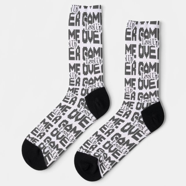 Game Over: Restore Old-School Fun, Level Up Today Socks (Left)