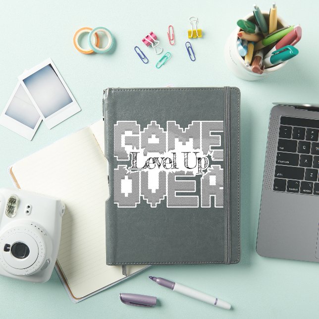 Game Over: Restore Old-School Fun, Level Up Today Sticker (iPad Cover)