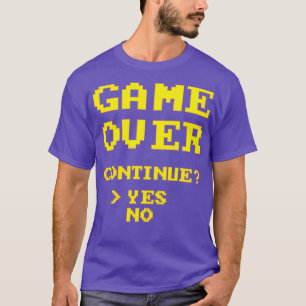Game Over Retro Gaming Pixel Art T-Shirt