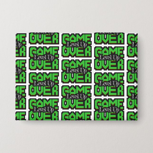 Game Over: Revive Classic Games & Level Up Ur game Button (Front)
