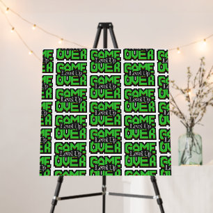 Game Over: Revive Classic Games & Level Up Ur game Foam Board