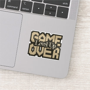 Game Over: Revive Classic Games & Level Up Ur game Sticker