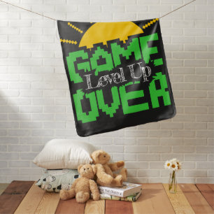 Game Over: Revive Old Games, Level Up Your Game Baby Blanket