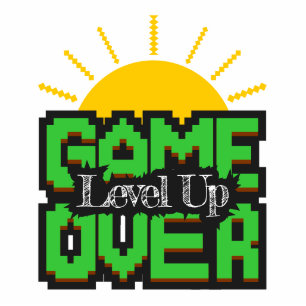 Game Over, Revive retro games with, level up Cutout
