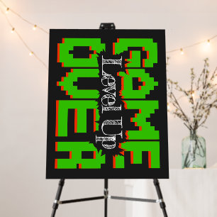 Game Over, Revive Vintage Games and Level Up Foam Board