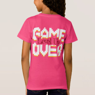 Game Over, Revive Vintage Games and Level Up T-Shirt