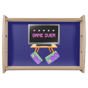 game over serving tray