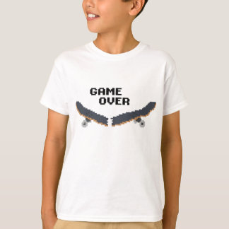 game over skateboard t-shirt