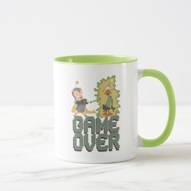 "Game Over" Space Cadet & Duck Dodgers Mug (Right)