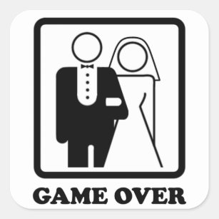 Marriage Game Over, Marriage, bride, event, game over, gameover, groom,  iCreate, HD phone wallpaper