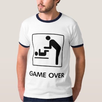 Game Over T-shirt by CreativeStore at Zazzle