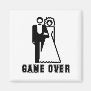 GAME OVER T-shirt Magnet