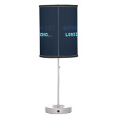 Game Over? Try Again! Futuristic Gamer Lamp (Back)