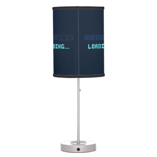 Game Over? Try Again! Futuristic Gamer Lamp (Back)