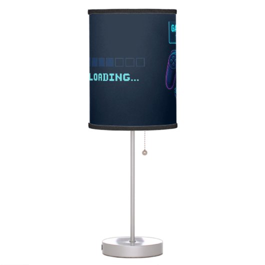 Game Over? Try Again! Futuristic Gamer Lamp (Left)