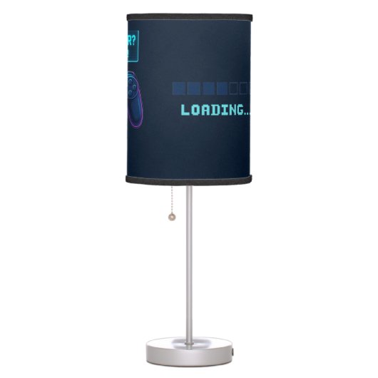 Game Over? Try Again! Futuristic Gamer Lamp (Right)