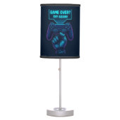 Game Over? Try Again! Futuristic Gamer Lamp (Front)