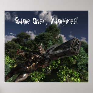 Game Over, Vampires! Poster