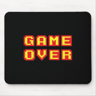 Game Over Vintage Retro Video Games Gaming Gift Ar Mouse Pad