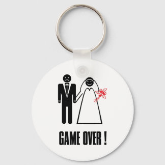 GAME OVER Wedding Keychain