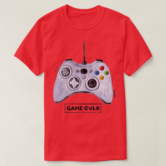Game Over X T-Shirt (Design Front)