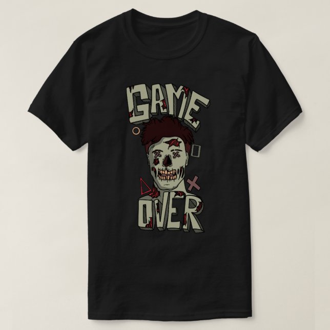 Game over zombie T-Shirt (Design Front)