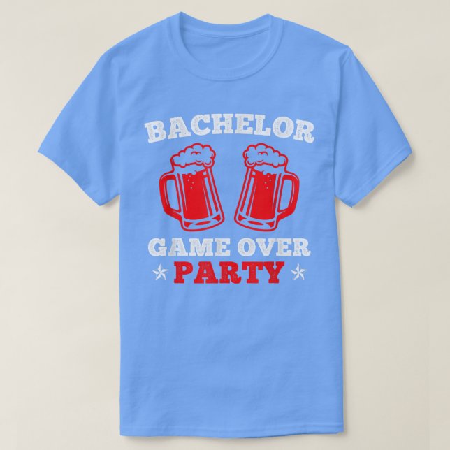 Game OverWedding Party Bachelor Party790  T-Shirt (Design Front)