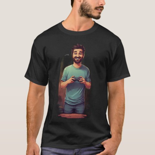 Game Pause Humor Quirky T_Shirt Designs for Gamin