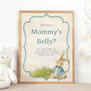 Game Peter The Rabbit How Big Is Mommy's Belly Poster