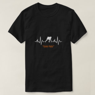 Game Pulse Gamer Shirt with Heartbeat Design