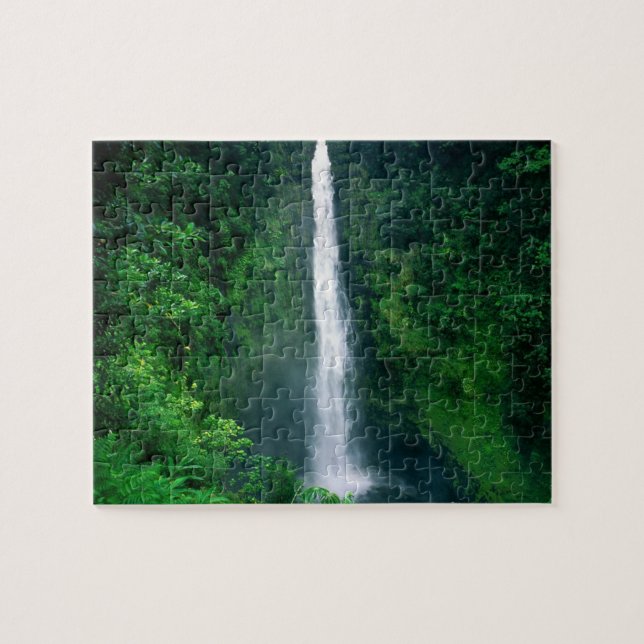 Game Puzzle-Waterfall Scene Jigsaw Puzzle (Horizontal)