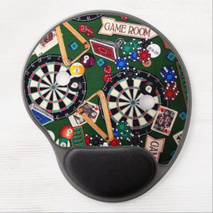 Game Room Billiards Gel Mouse Pad
