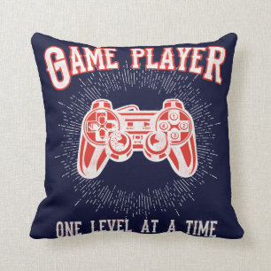 Game Room Video Game Player Throw Pillow