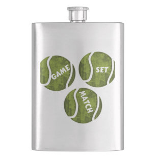 GAME SET MATCH FLASK