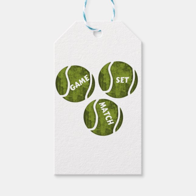 GAME SET MATCH GIFT TAGS (Front)