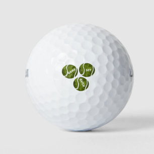 GAME SET MATCH GOLF BALLS