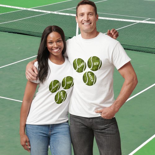 GAME SET MATCH T_Shirt