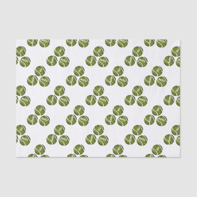 GAME SET MATCH TISSUE PAPER (Front)