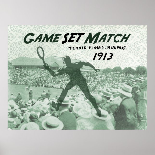 Game Set Match: Vintage Tennis poster (Front)