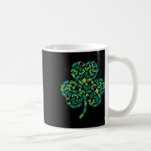 Game Shamrock Men Boys Kids St Patricks Day Gamer Coffee Mug