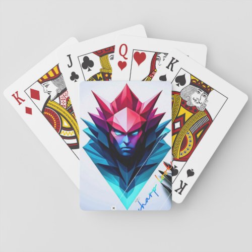 Game sharp looks  poker cards