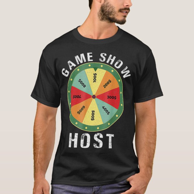Game Show Host Trivia Board Game Night Questions s T-Shirt (Front)