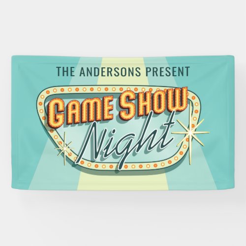 Game Show Night Party Banner