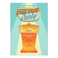 Game Show Party Invitation
