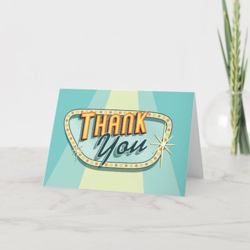 Game Show Party Thank You Card