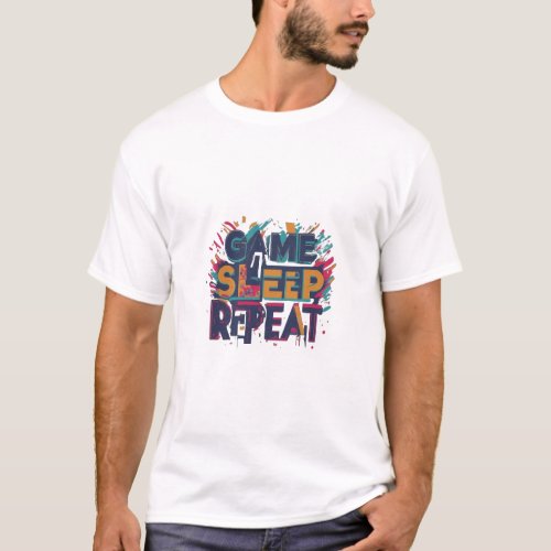 Game Sleep Repeat T_Shirt