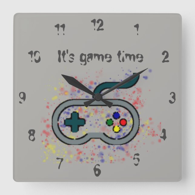 Game time gamer clock (Front)