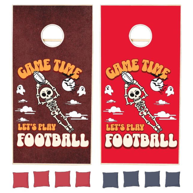 Game Time Let's Play Football Halloween Funny (Set)