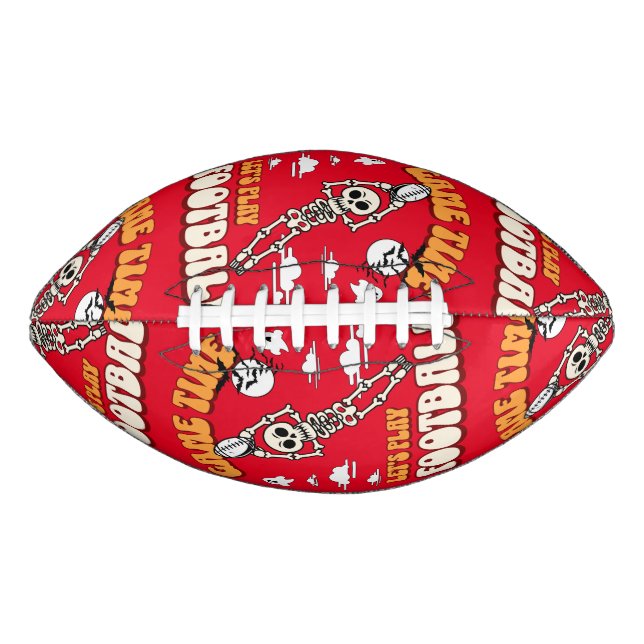 Game Time Let's Play Football Halloween Funny (Front)